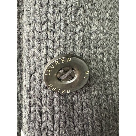 NEW Ralph Lauren Double-Breasted Knit Coat Jacket Grey Womens Size XXL - Picture 8 of 12